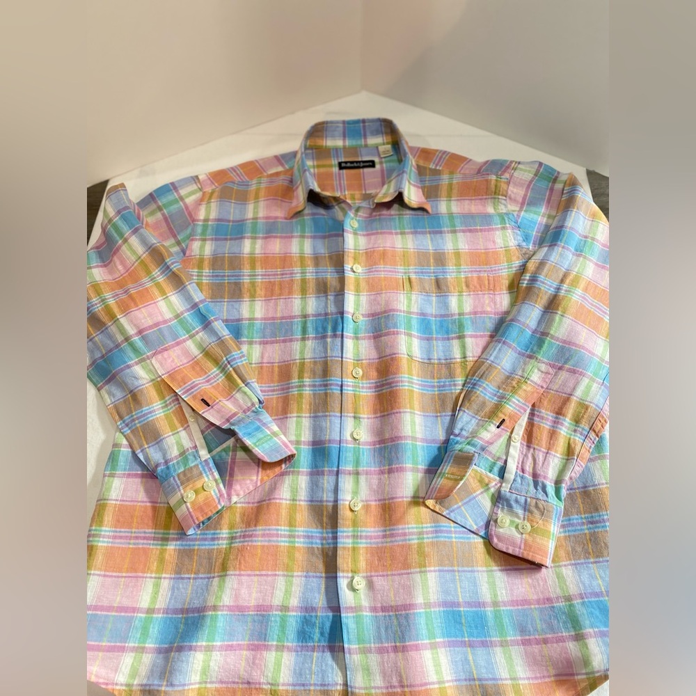 Bullock & Jones Colorful Plaid Men's Shirt